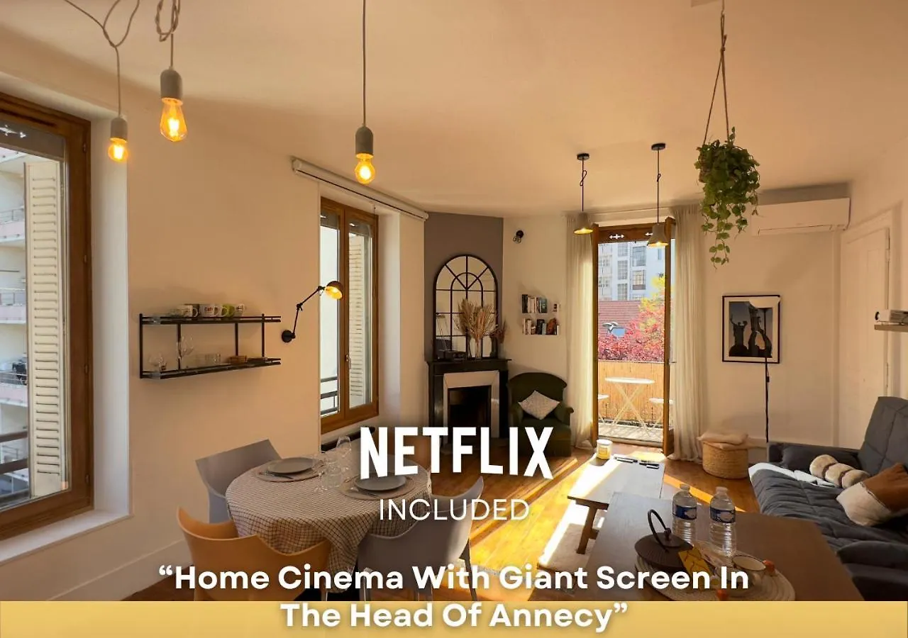 Apartment Duplex Loft - Central & Home Cinema Annecy