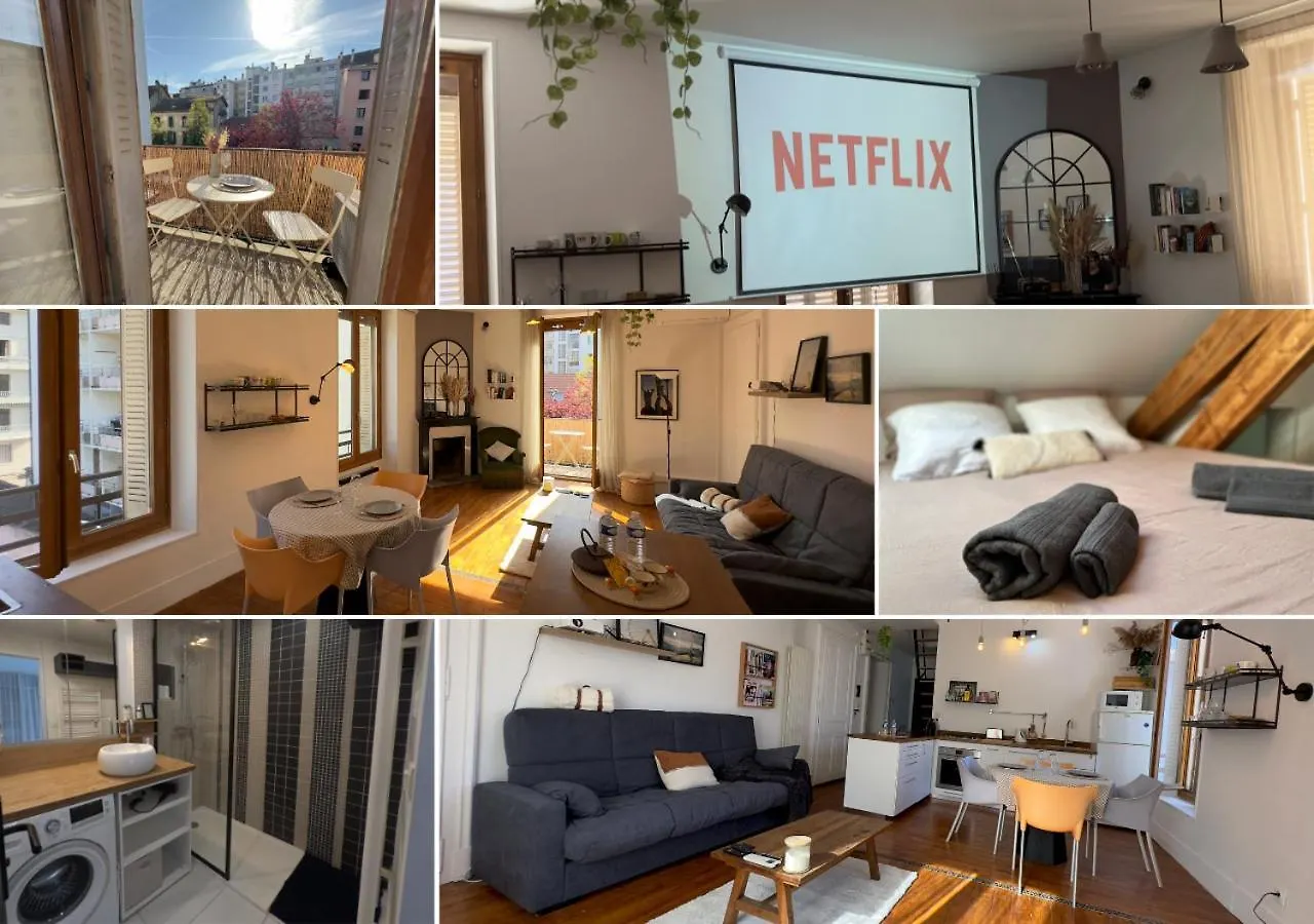 Apartment Duplex Loft - Central & Home Cinema Annecy